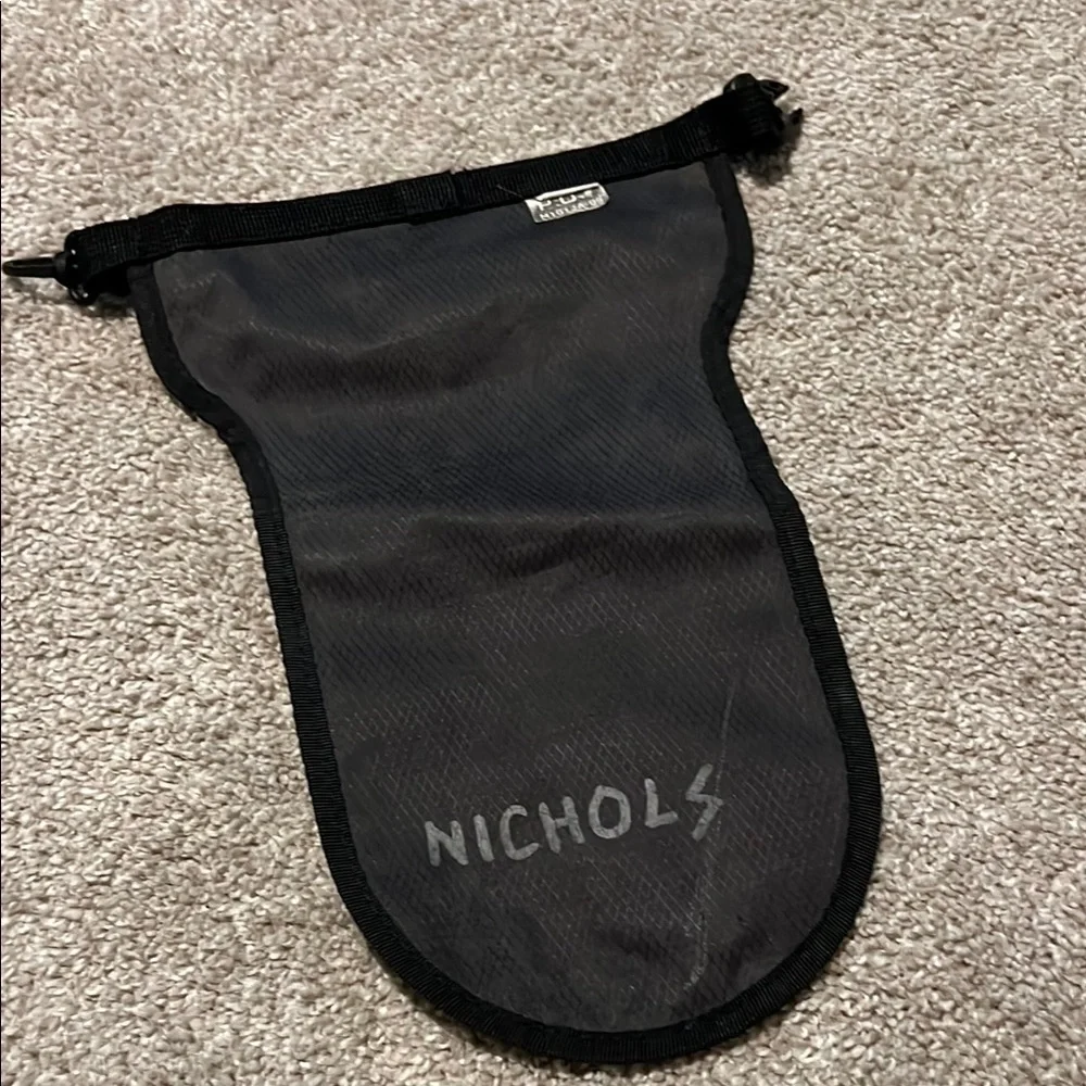 Black Waterproof Pouch with Clear Window